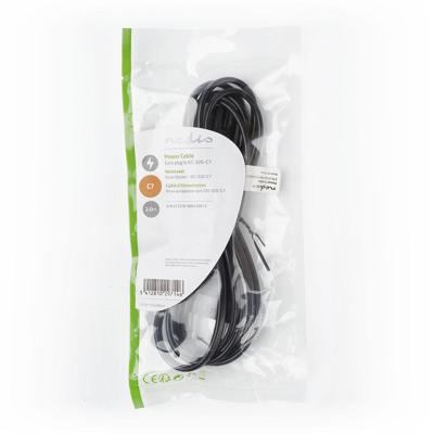 Nedis PCGP11040BK20 Voedingskabel Eurostekker - Iec-320-c7 2,0 M Zwart