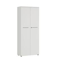 Hoge dichte kantoorkast Ergonoma Lichtgrijs - thumbnail