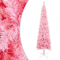 VidaXL Kerstboom smal 120 cm roze - thumbnail