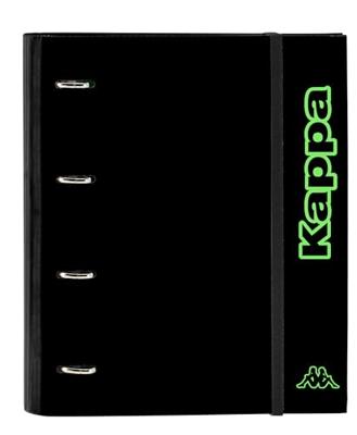 Ringmap Kappa Black Groen Zwart 27 x 32 x 3.5 cm