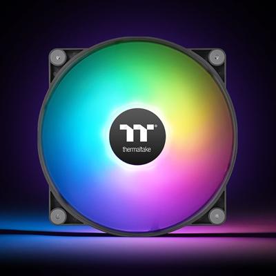 Thermaltake CT200 ARGB Sync PC Cooling Fan Single Pack PC-ventilator Zwart (b x h x d) 200 x 200 x 30 mm