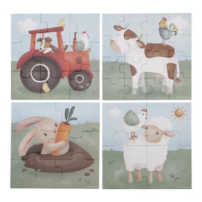 Little Dutch Tiamo little farm 4 in 1 puzzel fsc