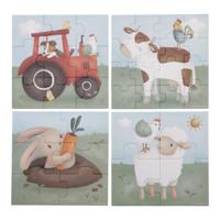 Little Dutch Tiamo little farm 4 in 1 puzzel fsc - thumbnail