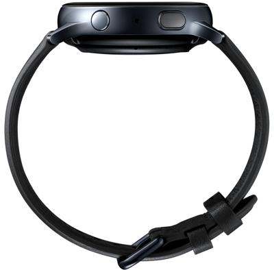 Samsung Galaxy Watch Active2, Fitnesstracker van roestvrij staal, groot display, duurzame batterij, waterdicht, 40 mm, Bluetooth, zwart