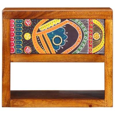 Nachtkastje 2 pcs Bruin 40 x 35 x 35 cm Massief acaciahout