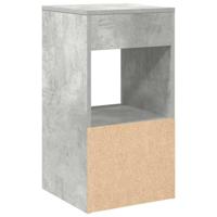 Nachtkastjes 2 st met lade 35x34x66,5 cm betongrijs - thumbnail