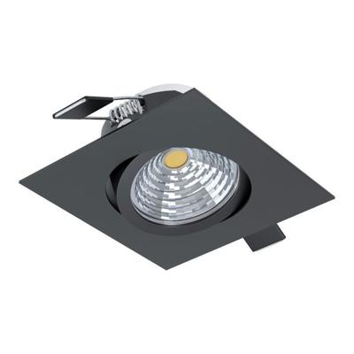 Eglo Richtbare led spotSaliceto vierkant - 6w - 2700K zwart - 98611