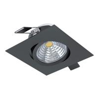 Eglo Richtbare led spotSaliceto vierkant - 6w - 2700K zwart - 98611 - thumbnail