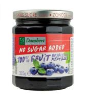 Damhert Puur Fruit Confituur Bosbessen - thumbnail