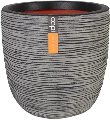 Capi Pot Bol Rib NL 35x34 cm - Antraciet