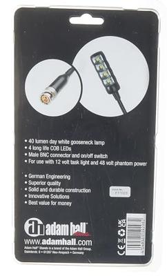Adam Hall SLED 1 Ultra BNC COB LED zwanenhalslampje - thumbnail