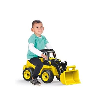 Dolu max power bulldozer loopauto 36x72x31 cm geel/zwart