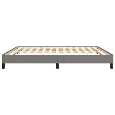 Bedframe stof donkergrijs 160x200 cm