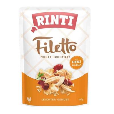 RINTI Filetto Chicken fillet with hearts - natvoer voor honden - 100g