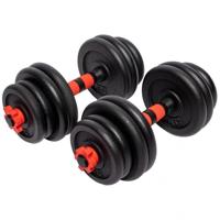 Dumbellset 30 kg gietijzer - 25 mm - thumbnail
