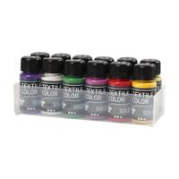 Creativ Company Dekkende textielverf - set van 12 kleuren, 50ml - thumbnail