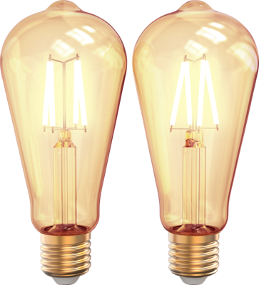 Innr Ledlamp - wifi - e27- filament - vintage edison - 2 stuks dimbaar