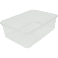 Bak | PS | 1000ml | kilobak | 180x135x60mm | transparant | 400 stuks - thumbnail