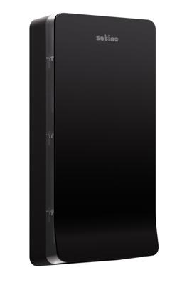 Handdoekdispenser satino pt3 hyginity xl zwart