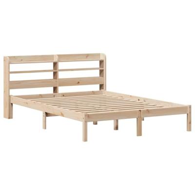 Bedframe zonder matras massief grenenhout 140x190 cm