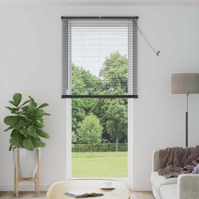 VidaXL Venetiaanse blind verstelbaar zilvergrijs 213 x 70 cm pvc