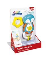 Clementoni baby pinguïn rammelaar + licht en geluid - thumbnail