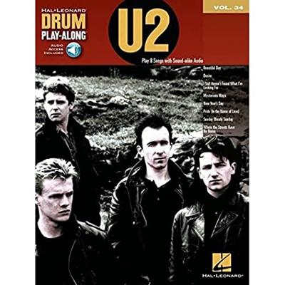 Hal Leonard Drum Play-Along U2 drumboek Hal Leonard Drum Play-Along U2 drumboek