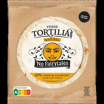 No Fairytales Verse Tortilla Naturel 5 Stuks 200 g bij Jumbo