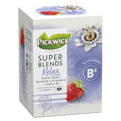 Pickwick super blends relax 1,5gr (4x 15 stuks)