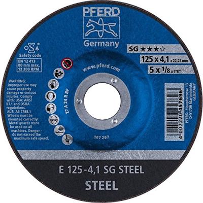 PFERD TOOLS 62212426 Sg Steel Afbraamschijf gebogen Diameter 125 mm Boordiameter 22.23 mm 10 stuk(s)