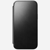 Nomad Modern Horween lederen folio iPhone 15 Pro Max - Black - thumbnail