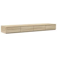 Opbergbedframe Sonoma Eiken 226.5 x 140 x 31.5 cm Bewerkt hout - thumbnail