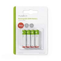 Oplaadbare NiMH batterij AAA | 1,2 V | 950 mAh | 4 stuks | Blister - thumbnail