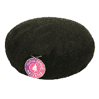 Yogi & Yogini Meditatiekussen Rond Katoen Zwart - Laag Model - 33 x 12 cm - thumbnail