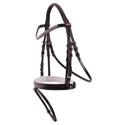 Premiere Ajaccio hoofdstel zwart/wit maat:shetl