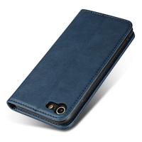 Casecentive Leren Wallet case iPhone 7 / 8 / SE 2020 blauw - thumbnail