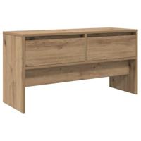 Halmeubelset met lade 4 pcs Ambachtelijk eiken Bewerkt hout - thumbnail