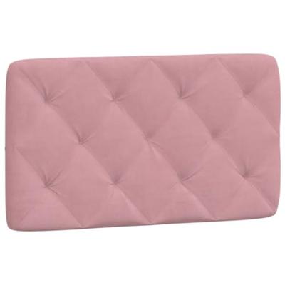 Bedframe zonder matras fluweel roze 90x190 cm