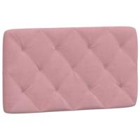 Bedframe zonder matras fluweel roze 90x190 cm - thumbnail