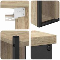 Badkamermeubelset 4 pcs Sonoma eiken 33 x 33 x 185.5 cm - thumbnail