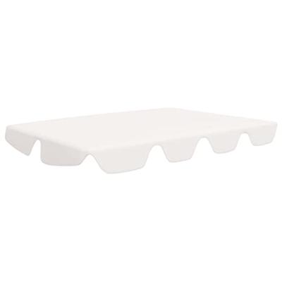 VidaXL Vervangingsluifel voor schommelbank 188/168x145/110 cm wit VidaXL Vervangingsluifel voor schommelbank 188/168x145/110 cm wit