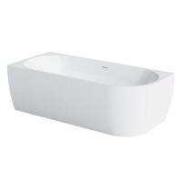 Go by Van Marcke D-Shape Design - halfvrijstaand bad - 180x80x60cm - hoek links - acryl - glans wit 20006162 - thumbnail