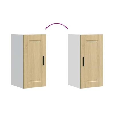 Keukenwandkast Porto bewerkt hout sonoma eikenkleurig