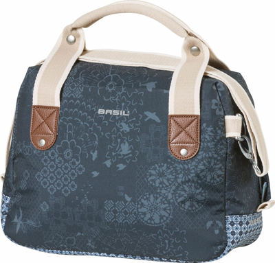 Stuurtas Basil Bohème City Bag 8 liter 32 x 12 x 23 cm - blauw