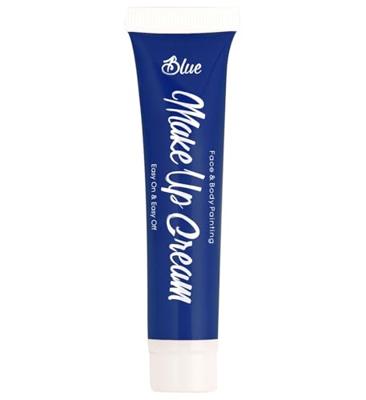 Tube schmink blauw