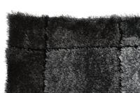 Tapijt DKD Home Decor 160 x 230 x 2 cm Zwart Polyester Wit Ruiten - thumbnail