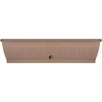 Jardiniere - GARDEN ID Terraflor - Taupe 80 cm - Duurzaamheid - Waterreserve - Gerecycled en 100% recyclebaar - Volume voor planten. - thumbnail