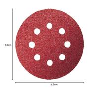 Bosch Accessoires Schuurblad Ø115mm | G120 | WP | 8 Gaten | Velc | 5 stuks - 2609256A18 - thumbnail
