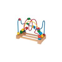 Goki motoriek spiraal met houten kralen - thumbnail