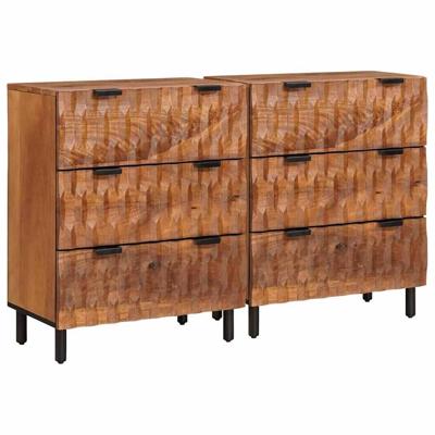Dressoir Acacia Bruine Afwerking Massief Mango Hout